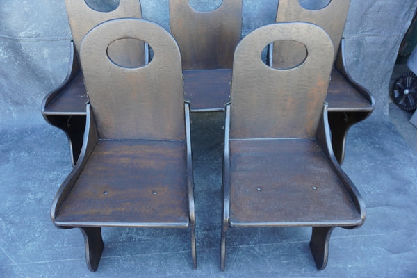 Original Monterey Monk Chairs, Set of Five F2854
