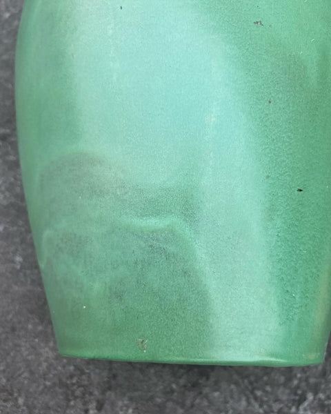 Catalina island oil jar red clay descanco green
