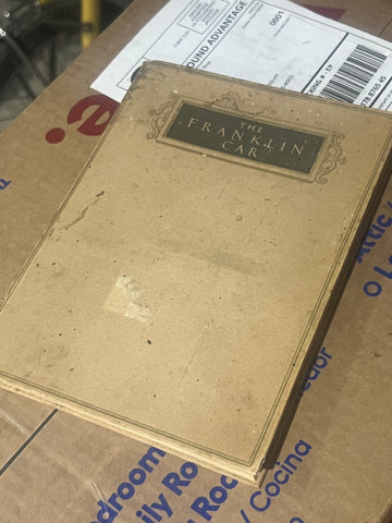 Franklin Original 1918 Series 9 manual brochure