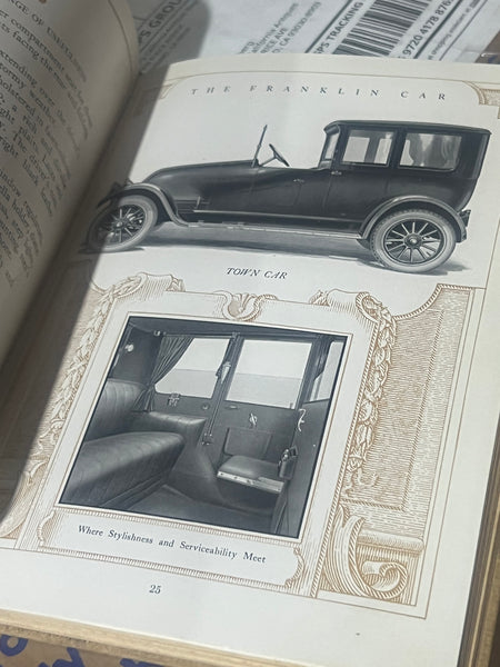 Franklin Original 1918 Series 9 manual brochure