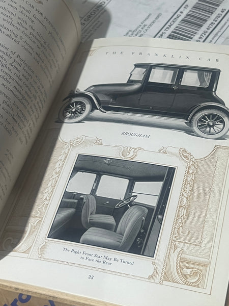 Franklin Original 1918 Series 9 manual brochure