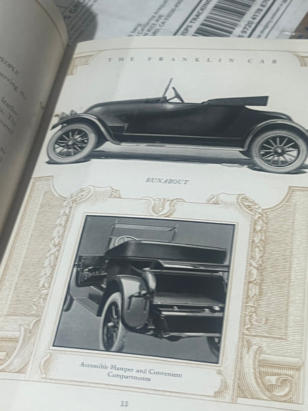 Franklin Original 1918 Series 9 manual brochure