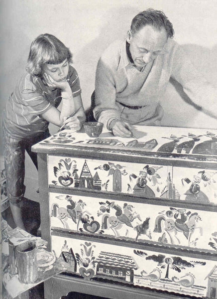 5-Drawer Dresser Decorated by Peter Hunt c.1930 F2668