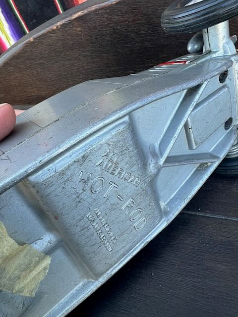 50s All American Hot Rod 32 Ford Tether Whip Car, Complete - All Original 50s All American Hot Rod 32 Ford Tether Whip Car, Complete - All Original
