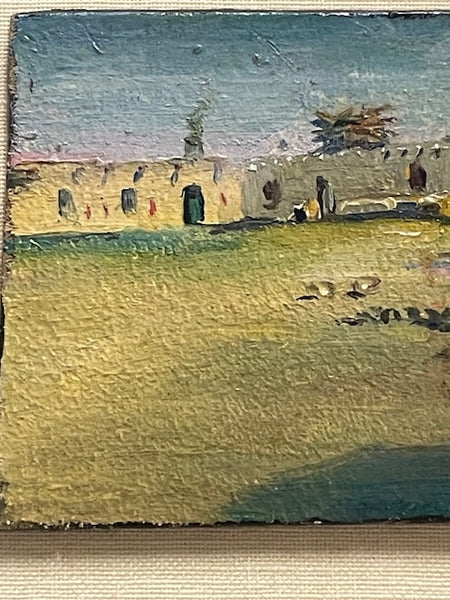 Jemez Indian Pueblo House, Elbridge Ayer Burbank, Framed Oil on Board P3366