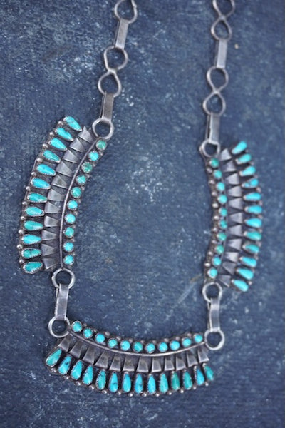 Zuni Petite Turquoise Necklace J611
