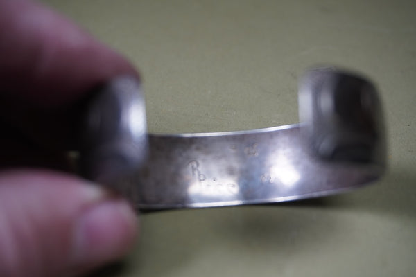 Rare North Coast Alaska Sea Hawk Silver Cuff  1935 J623