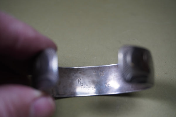 Rare North Coast Alaska Sea Hawk Silver Cuff  1935 J623