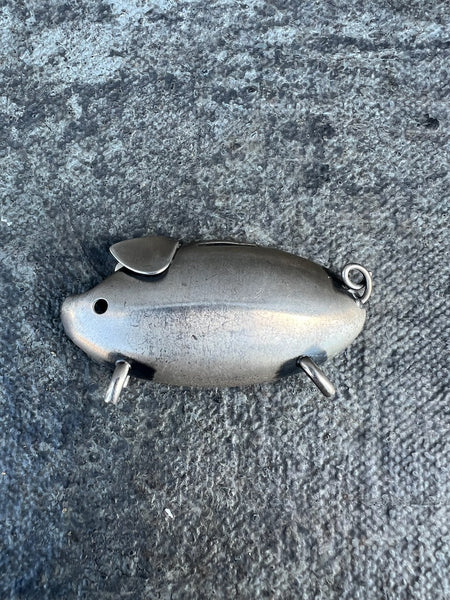 Beau Sterling Silver Piggy Bank Brooch J632