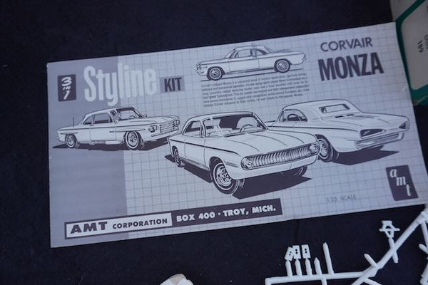 AMT Styline Model Kit Rare Complete Corvair Monza Model Kit K003