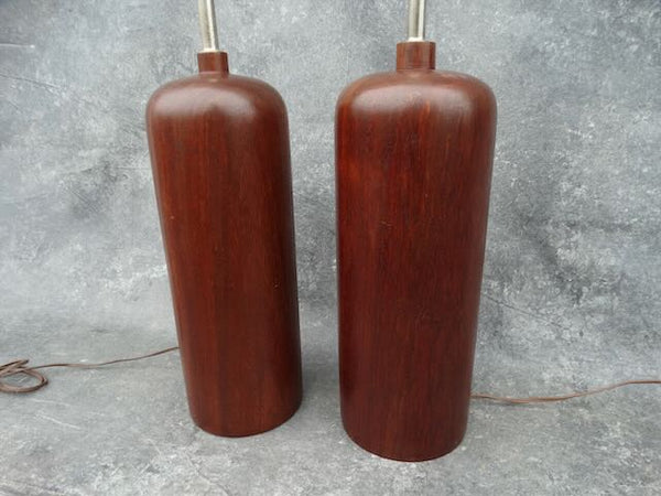 Danish Modern Teak Pair of lamps L790