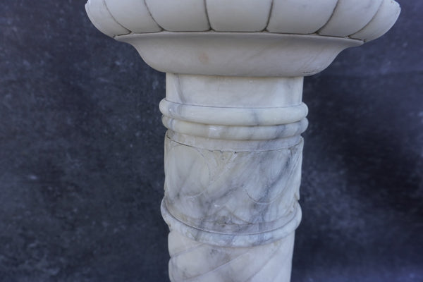 Neo-Classical Alabaster Lamp circa 1910 L780