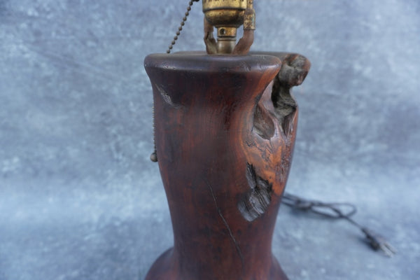 Redwood Burl Table Lamp L785