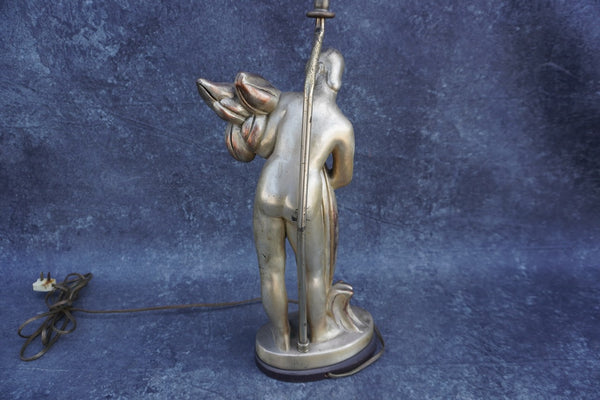 Art Deco Goddess Figural Lamp  L787