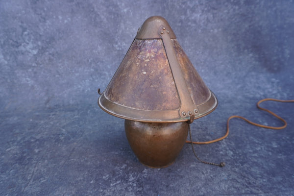 Dirk van Erp Bean Pot Lamp, Original L804