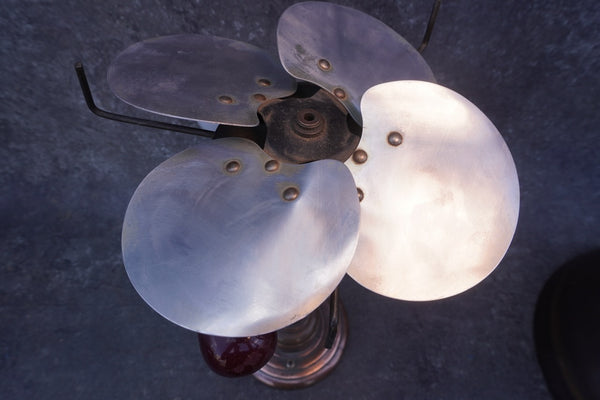 Air-O-Lamp Table Top Lamp & Fan by the Chicago Fan Lamp Co L805