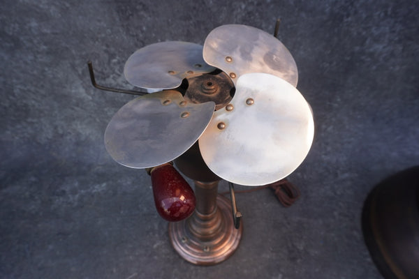 Air-O-Lamp Table Top Lamp & Fan by the Chicago Fan Lamp Co L805