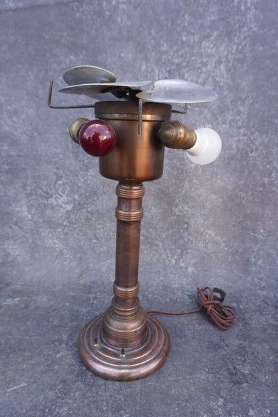 Air-O-Lamp Table Top Lamp & Fan by the Chicago Fan Lamp Co L805