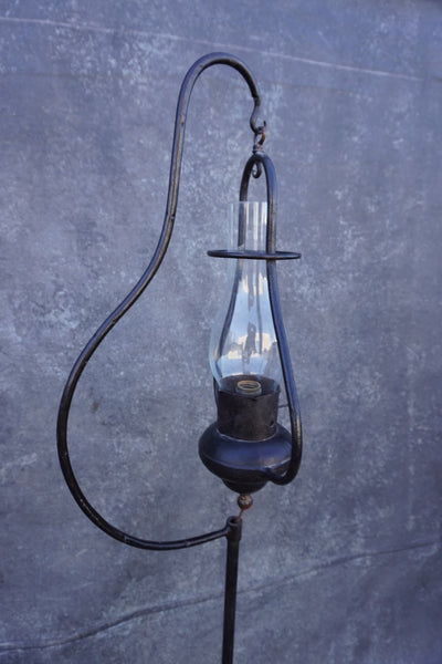 Monterey Wrought Iron Hanging Lantern Floor Lamp  L816