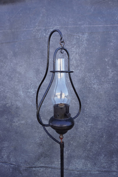 Monterey Wrought Iron Hanging Lantern Floor Lamp  L816