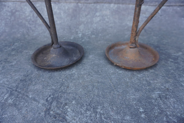 Iron Snake Handle Candlestick Holders L829