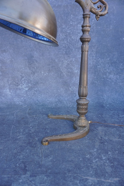 Jeweler's Lamp with Reflective Blue Glass L835