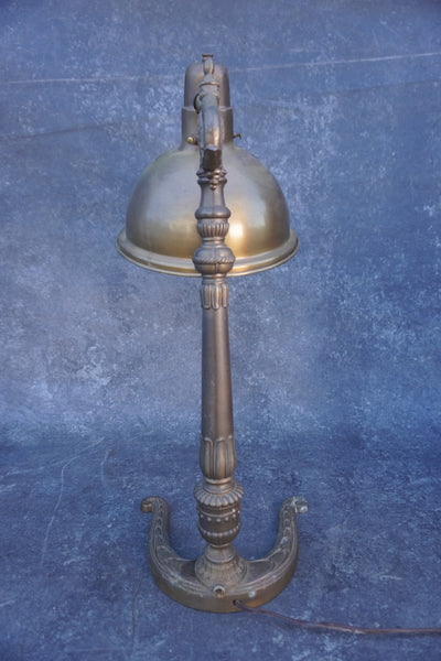 Jeweler's Lamp with Reflective Blue Glass L835
