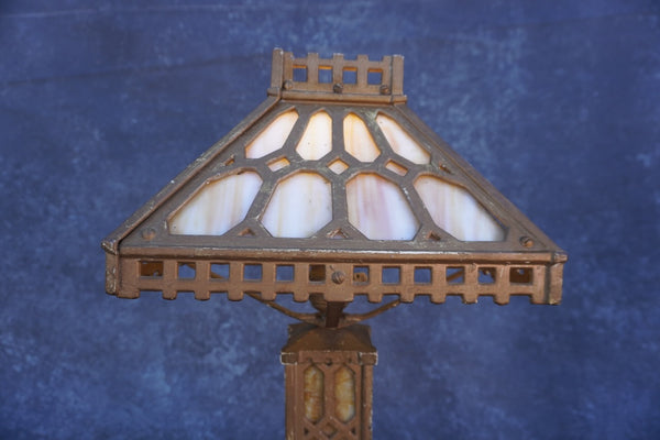 Arts & Crafts Cast Iron Table Lamp L836