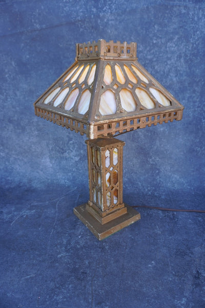 Arts & Crafts Cast Iron Table Lamp L836