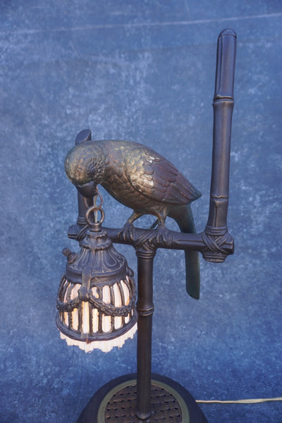 Brass Parrot Lamp L837