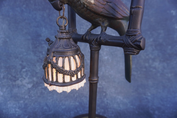 Brass Parrot Lamp L837