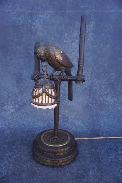 Brass Parrot Lamp L837