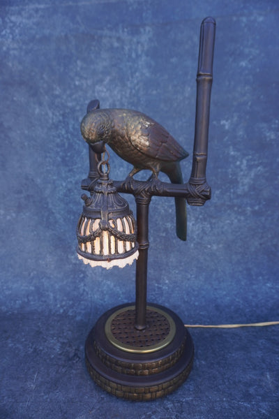 Brass Parrot Lamp L837