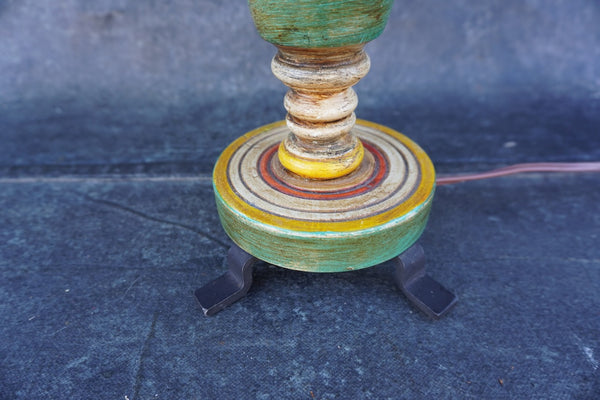 Monterey-style Painted Wood Table Lamp L845