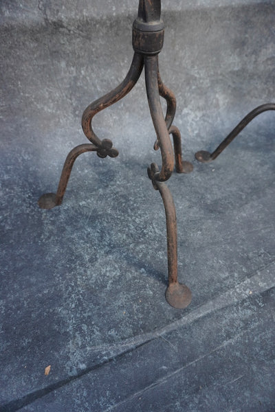 Spanish Revival Torchiere Floor Lamps with Mica Shades L849