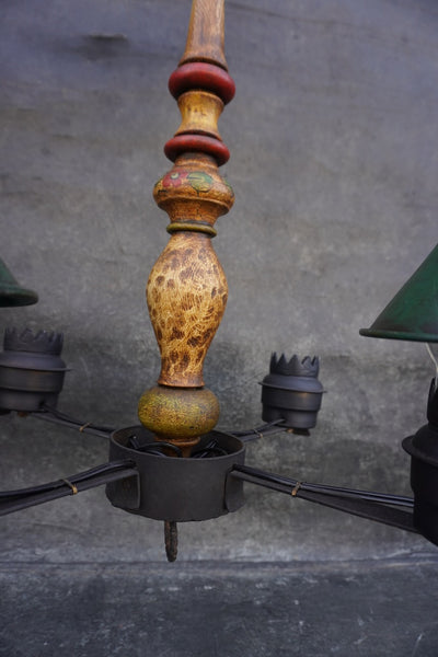 Rare Monterey-Style Chandelier Professionally Restored L853