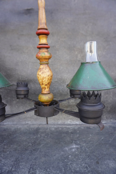 Rare Monterey-Style Chandelier Professionally Restored L853