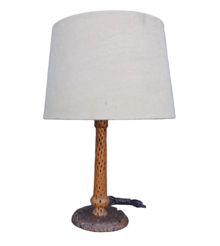 Yucca and Burlap Table Lamp L855