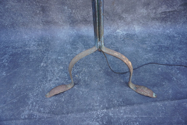 Rustic Wrought Iron Hanging Lantern Floor Lamp L856