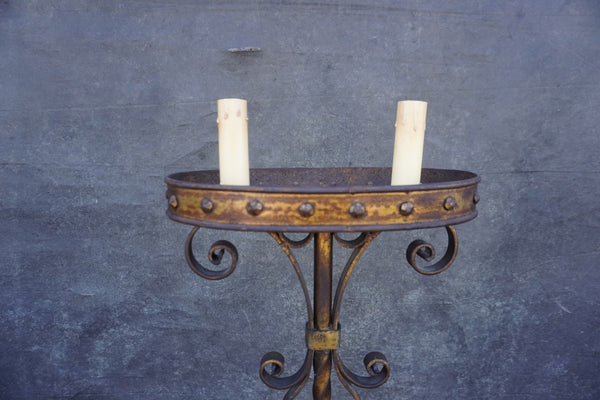Spanish Revival Torchiere Floor Lamp L858