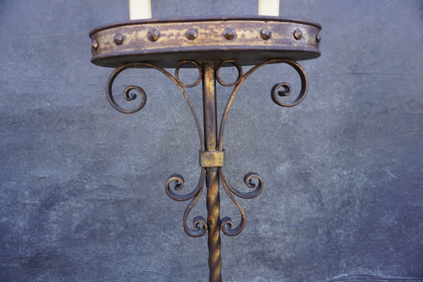 Spanish Revival Torchiere Floor Lamp L858