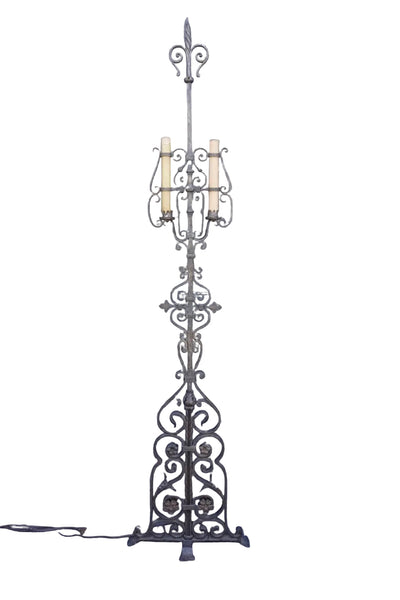 Monumental Spanish Revival Floor Lamp L860