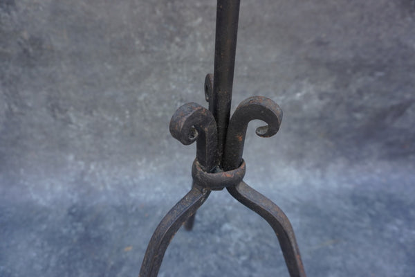 Antique Spanish Revival Hand Wrought Bridge Lamp