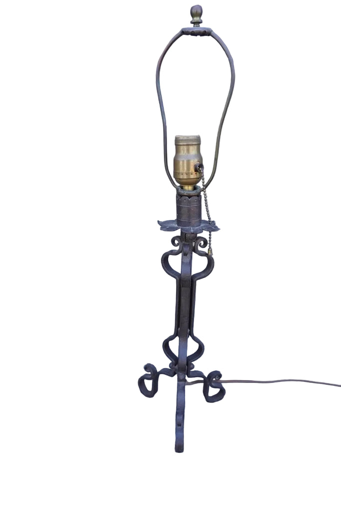 Spanish Revival Wrought Iron Table Lamp L871