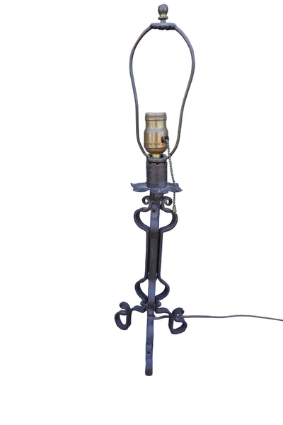 Spanish Revival Wrought Iron Table Lamp L871