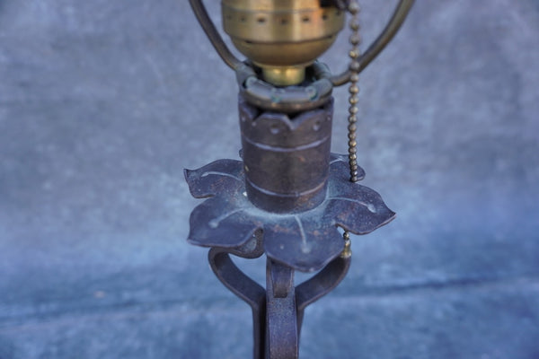 Spanish Revival Wrought Iron Table Lamp L871