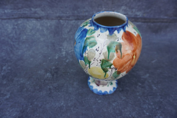 Colorful Oaxacan Dripware Vase c.1930s M1940