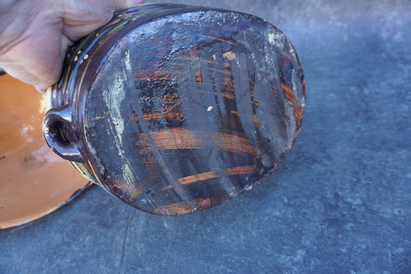 Traditional Mexican Terracotta Turkey Tlaquepaque Dish M1962