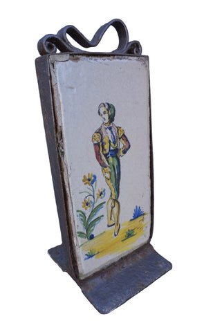 17th Century Decorative Roof Tile with Matador M1968