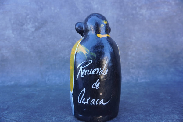 Hand-Painted Ceramic Chango Mezcalero, Mezcal Monkey M1971